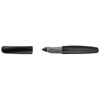 Pelikan Twist Tintenroller Black, schwarz grau