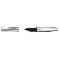 Pelikan Twist Tintenroller, silber schwarz
