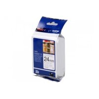 PTOUCH Band,nicht lam. schwarz/weiss TZe-N251 PT-300 24 mm