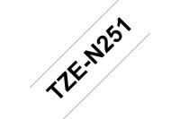 PTOUCH Band,nicht lam. schwarz weiss TZe-N251 PT-300 24 mm