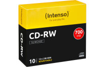 INTENSO CD-RW Slim 80MIN 700MB 2801622 12x 10 Pcs