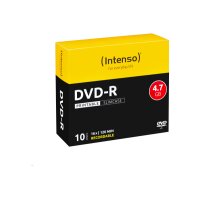 INTENSO DVD-R Slim 4.7GB 4801652 16x Printable 10 Pcs