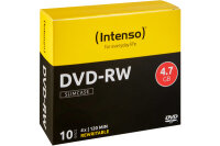 INTENSO DVD-RW Slim 4.7GB 4201632 4x 10 Pcs