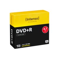 INTENSO DVD+R Slim 4.7GB 4111652 16x 10 Pcs