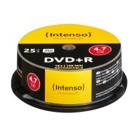 INTENSO DVD+R Cake Box 4.7GB 4111154 16x 25 Pcs
