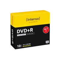 INTENSO DVD+R Slim 4.7GB 4811652 16x Printable 10 Pcs