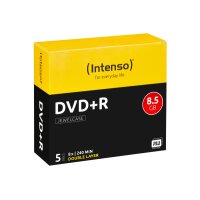 INTENSO DVD+R Jewel 8.5GB 4311245 8x 5 Pcs