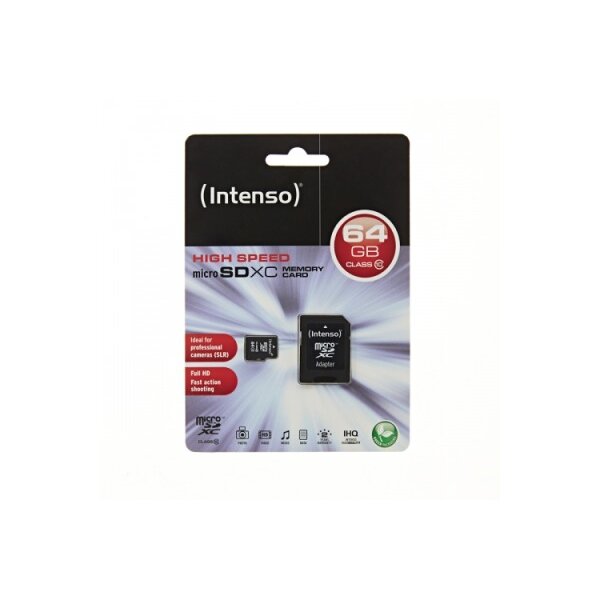 INTENSO Micro SD class 10 64GB 3413490
