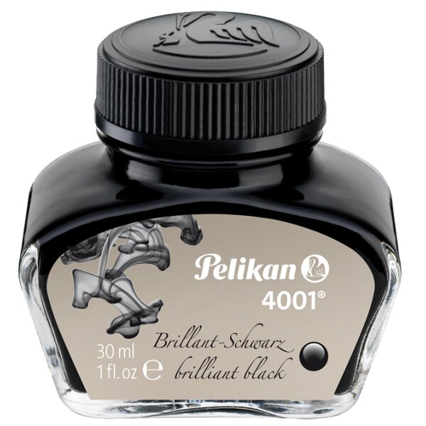 Pelikan Tinte 4001 im Glas, dunkelgrün, Inhalt: 30 ml