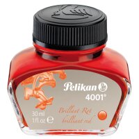 Pelikan Tinte 4001 im Glas, dunkelgrün, Inhalt: 30 ml