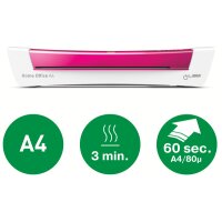 LEITZ Plastifieuse iLAM Home Office 73680023 pink A4