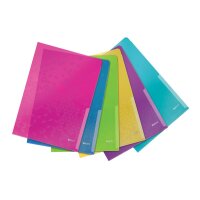 LEITZ Sichtmappe WOW A4 40500099 6-farbig assortiert 6 Stk.