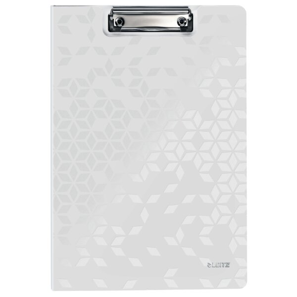 LEITZ Porte-bloc à rabat WOW, A4, polyfoam, bleu métallisé