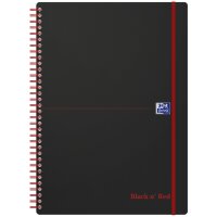 Oxford Cahier à spirale Black n Red, A5,...