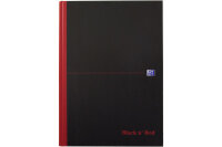 OXFORD Buch Black n Red A4 400047607 quadrillé,...