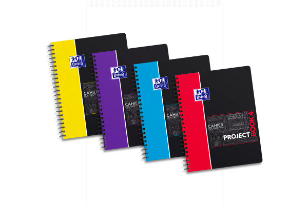 OXFORD Projectbook A4+ 400037432 quadrillé 5mm, 90g 100 flls.