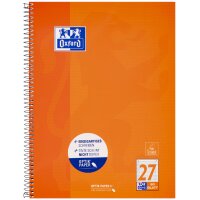 Oxford Cahier à spirale, A4+, ligné, 160 pages