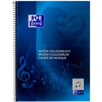 Oxford Noten-Collegeblock, DIN A4, 50 Blatt, Lineatur 14
