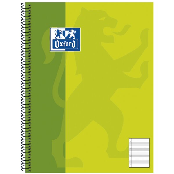 Oxford Collegeblock, DIN A5+, liniert, 80 Blatt, Rand links