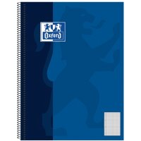 Oxford Collegeblock, DIN A5+, kariert, 80 Blatt, Rand links
