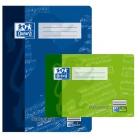 Oxford Notenheft, DIN A5 quer, 8 Blatt, ohne Hilfslinien