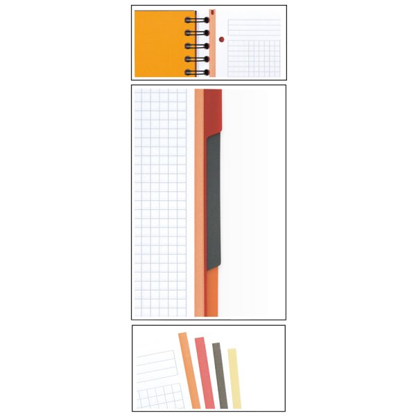 Oxford International Cahier FILINGBOOK, A4+, ligné