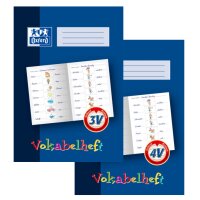 Oxford Vokabelheft, Lineatur: 3V, DIN A4, 16 Blatt