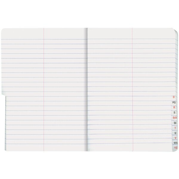 Oxford Vokabelheft mit Register, DIN A5, 2-spaltig, 48 Blatt