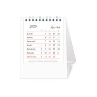 NOVOS Cal. table Pro Bristol F. 2026 508066 1M/1P blanc...