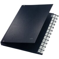 LEITZ Pultordner, A4, A-Z, 24 Fächer, Kunststoff,...