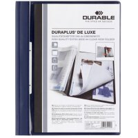 DURABLE Chemise à lamelle DURAPLUS de Luxe, A4, blanc