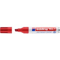 EDDING Permanent Marker No. 1 1-5mm 1-2 rouge