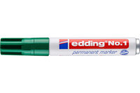 EDDING Permanent Marker No. 1 1-5mm 1-4 grün