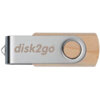 DISK2GO USB-Stick wood 8GB 30006660 USB 2.0