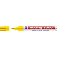 EDDING Permanent Marker 3000 1,5-3mm 3000-5 gelb