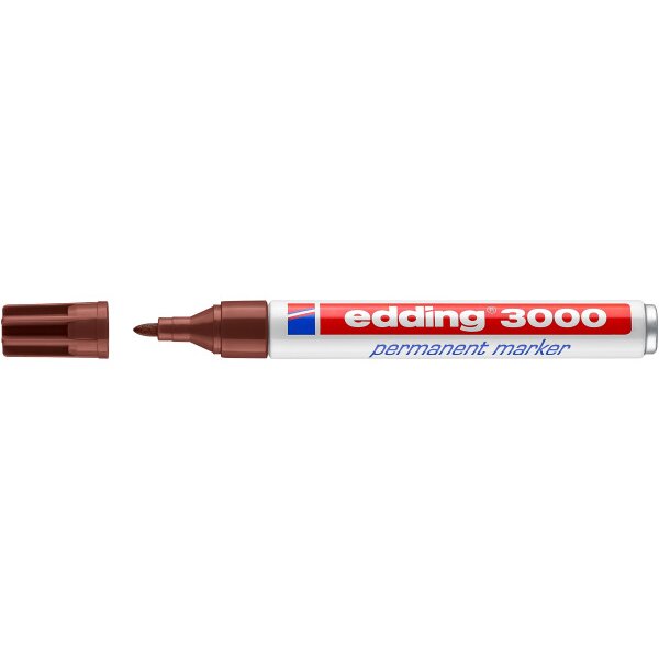 EDDING Permanent Marker 3000 1,5-3mm 3000-7 braun