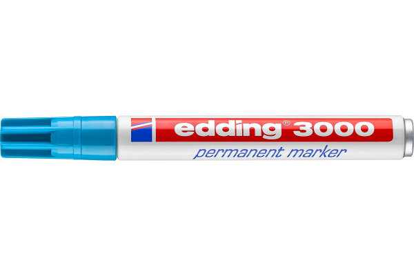 EDDING Permanent Marker 3000 1,5-3mm 3000-10 bleu clair