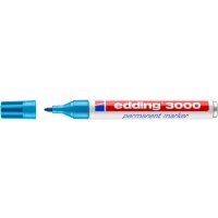 EDDING Permanent Marker 3000 1,5-3mm 3000-10 hellblau