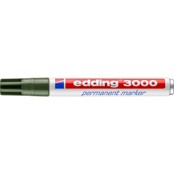 EDDING Permanent Marker 3000 1,5-3mm 3000-15 olivgrün