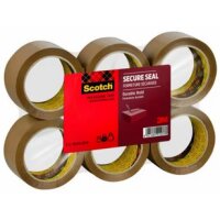 3M Scotch Verpackungsklebeband SECURE SEAL, 50mmx66m, braun