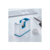 LEITZ Tape Dispenser WOW 19mmx33m 53641036 blanc/bleu
