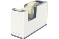 LEITZ Tape Dispenser WOW 19mmx33m 53641001 blanc/gris