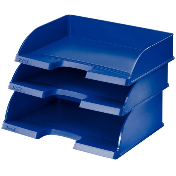 LEITZ Briefablage Plus Jumbo, DIN A4 quer, Polystyrol, grau
