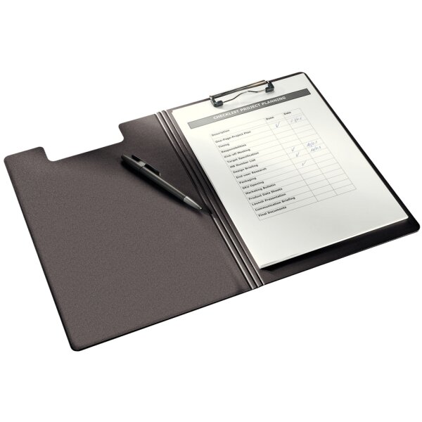 LEITZ Klemmbrett-Mappe Solid, DIN A4, Polyfoam, hellgr&uuml;n