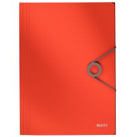 LEITZ Eckspannermappe Solid, DIN A4, PP, hellrot