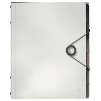 LEITZ Ordnungsmappe Solid, DIN A4, PP, 6 Fächer, hellblau