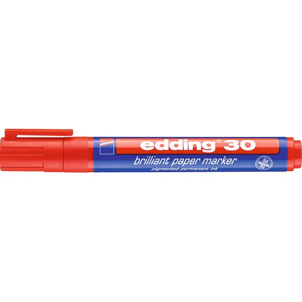 EDDING Marqueur permanent 30 30-2 rouge