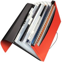 LEITZ Fächermappe Solid, A4, PP, 6 Fächer, hellgrün