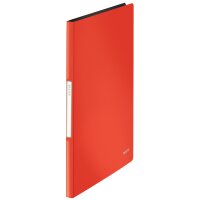LEITZ Sichtbuch Solid, A4, PP, mit 20 Hüllen, hellrot