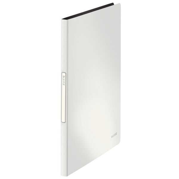 LEITZ Prot&egrave;ge-documents Solid, A4, PP, 40 pochettes, blanc